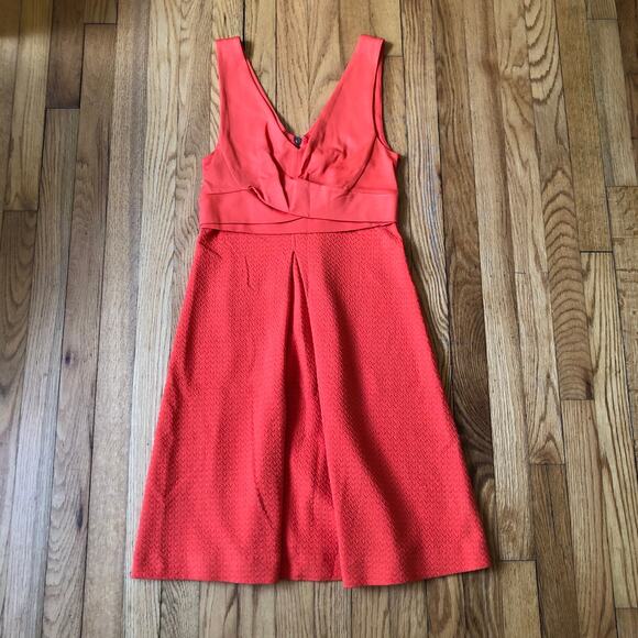 Anthropologie HD in Paris EUC Women's Ardmore Sleeveless Knit Orange Dress Sz 2 - Picture 2 of 12